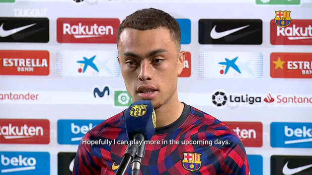 Sergiño Dest: 'I'm very happy with my debut'